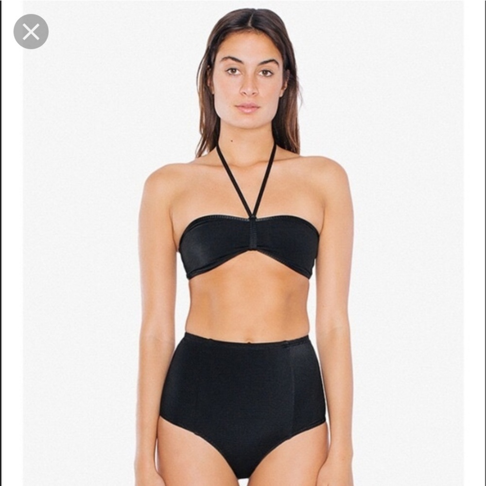 American Apparel high waisted swim bottoms